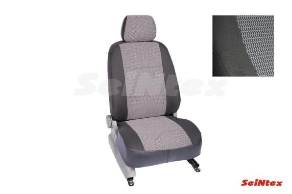 Чехлы на сидения Hyundai Solaris (2017-2024) жаккард Seintex