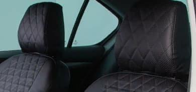 Чехлы на сидения для Hyundai Sonata 7 (2017-2020) черная экокожа Ромб Seintex
