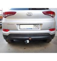 Фаркоп для Hyundai Tucson 2015-2018 съемный крюк на двух болтах 2000кг Автос