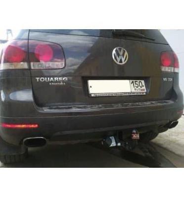 Фаркоп для Volkswagen Touareg 2003-2010 съемный крюк на двух болтах 2000кг Автос