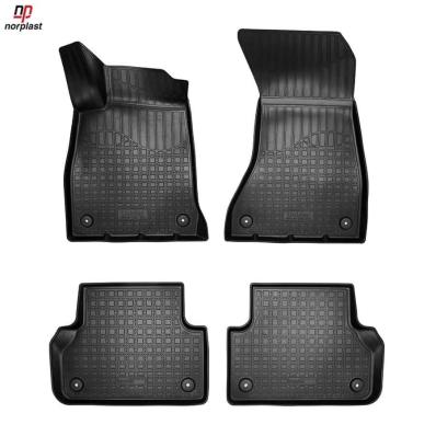 Коврики салона для Audi A5 (B9:F5) (2016) черные полиуретановые Нор Пласт