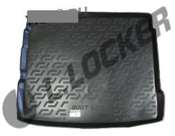 Ковер багажника Audi Q3 2011- пластик Лада Локер