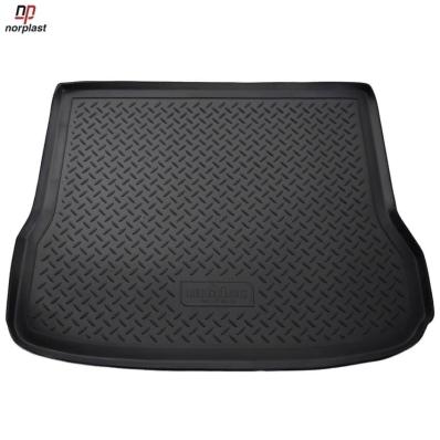 Ковер багажника для Audi Q5 (8RB) (2008-2017) черный полиуретановый Нор Пласт