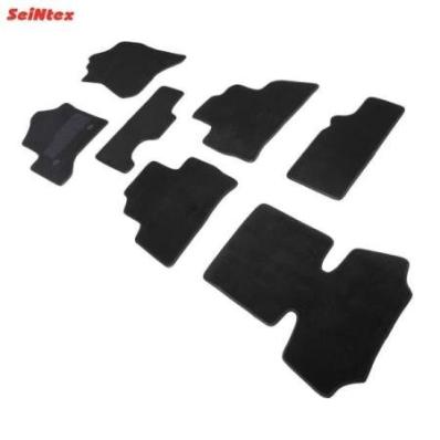 Ковры салона Cadillac Escalade 2014-2020 текстиль черные Синтекс
