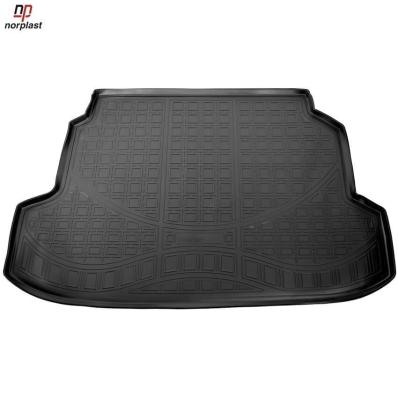 Ковер багажника для Changan Eado (SD) (2011) черный полиуретановый Нор Пласт