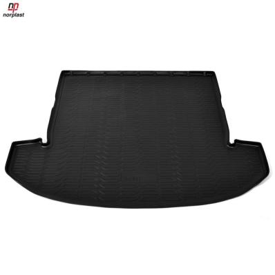 Ковер багажника для Chery Tiggo 8 2018- черный полиуретановый Нор Пласт