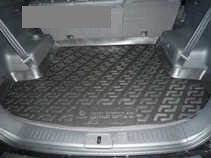 Ковер багажника Chevrolet Captiva 2006-2011 пластик Лада Локер