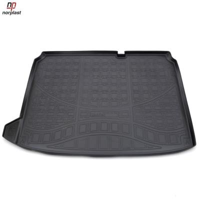 Ковер багажника для Citroen DS4 (N) (HB) (2010) черный полиуретановый Нор Пласт