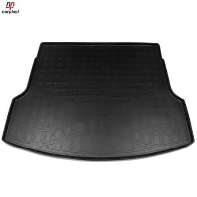 Ковер багажника для Donfeng (DFM) AX7 (2015) черный полиуретановый Нор Пласт