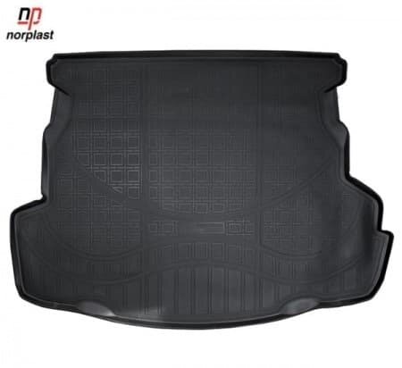 Ковер багажника для Faw Besturn B50 (SD) (2012) черный полиуретановый Нор Пласт