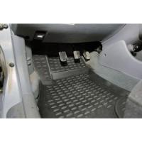 Ковры салона Hyundai Accent 2000-2012 полиуретан черные Новлайн