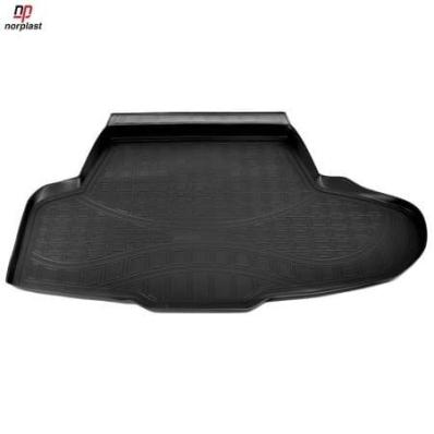 Ковер багажника для Infiniti Q50 (V37) SD (2013) черный полиуретановый Нор Пласт