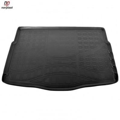 Ковер багажника для Kia Cee'd\ Kia Pro Cee'd (JD) (HB) (2012-2018) черный полиуретановый Нор Пласт