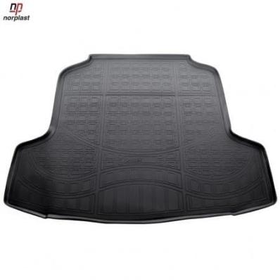 Ковер багажника для Nissan Teana (J33) (SD) (2014) черный полиуретановый Нор Пласт
