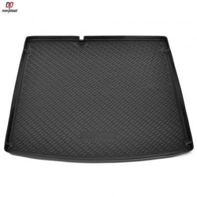 Ковер багажника для Skoda Fabia III (NJ) (WAG) (2014) черный полиуретановый Нор Пласт