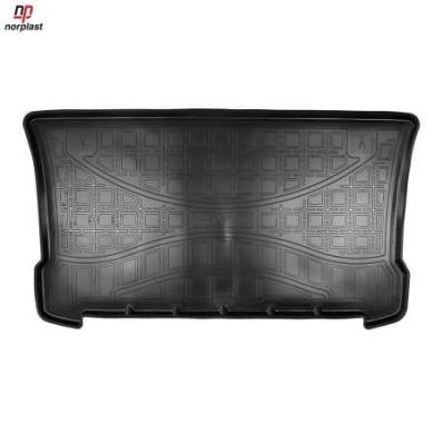 Ковер багажника для Smart Fortwo С453 (2014) черный полиуретановый Нор Пласт
