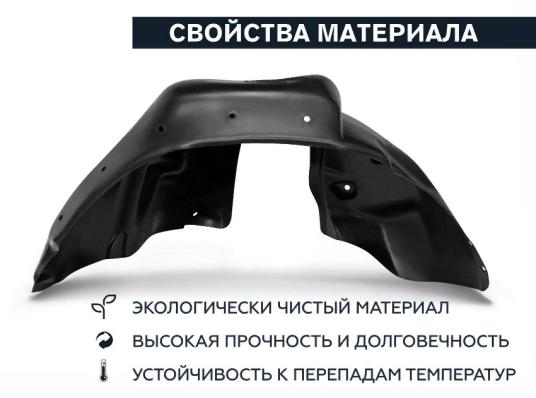 Подкрылок ГАЗ Next 09/2015- ЦМФ (задний правый) Новлайн