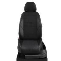 Чехлы на сидения для Ford Ecosport (2018-2024) черный жаккард+экокожа Автолидер
