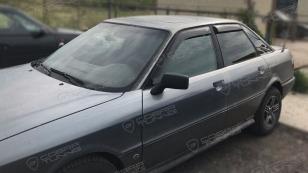 Дефлекторы окон (ветровики) Audi 80 Sd (B3/B4) 1986-1995 (Ауди 80) Кобра Тюнинг