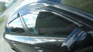 Дефлекторы окон (ветровики) Audi A6 Sd (4F/C6) 2005-2011 (Ауди А6) Кобра Тюнинг