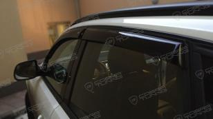 Дефлекторы окон (ветровики) Audi Q5 5d (8R) 2008-2012; 2012 (Ауди Ку5) Кобра Тюнинг