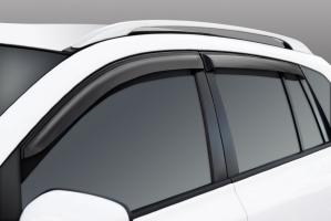 Дефлекторы окон (ветровики) BMW 7 Sd (F01/F03) 2008-2012; 2012 (БМВ Ф01) Кобра Тюнинг
