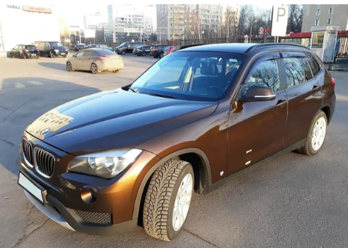 Дефлекторы окон (ветровики) BMW X1 (E84) 2009-2012; 2012-2015"EuroStandard" (БМВ Е84) Кобра Тюнинг