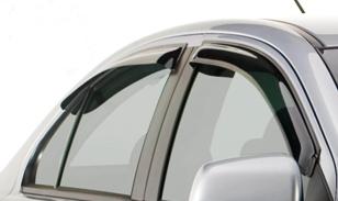 Дефлекторы окон (ветровики) BMW X1 E84 2009- (БМВ Е84) клеятся на скотч REIN