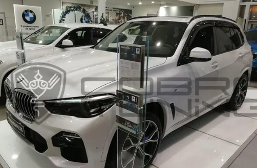 Дефлекторы окон (ветровики) BMW X5 (G05) 2018"EuroStandard"(БМВ Г05) Кобра Тюнинг
