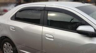 Дефлекторы окон (ветровики) Chevrolet Cobalt Sd 2012"EuroStandard" (Шевролет Кобальт) Кобра Тюнинг
