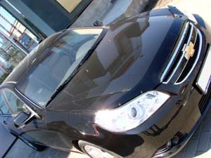 Дефлектор капота (мухобойка) Chevrolet Epica 2006-2012 (Шевролет Эпика) SIM