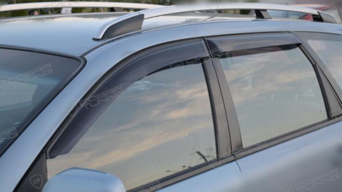 Дефлекторы окон (ветровики) Chevrolet Lacetti Wagon 2003"EuroStandard" (Шевролет Лачетти) Кобра Тюнинг