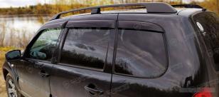 Дефлекторы окон (ветровики) Chevrolet Niva 2002-н.в. (Шевролет Нива) Кобра Тюнинг