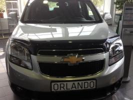 Дефлектор капота (мухобойка) Chevrolet Orlando 2011- (Шевролет Орландо) SIM