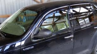 Дефлекторы окон (ветровики) Chrysler PT Cruiser 2000-2006 (Крайслер ПТКрузер) Кобра Тюнинг