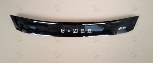 Дефлектор капота (мухобойка) FORD C-MAX с 2010 г.в.(короткая) (Форд Ц-Макс) Вип Тюнинг
