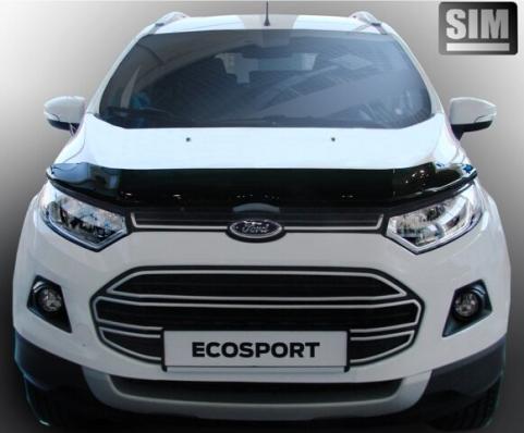 Дефлектор капота (мухобойка) Ford Ecosport 2013- (Форд Экоспорт) SIM