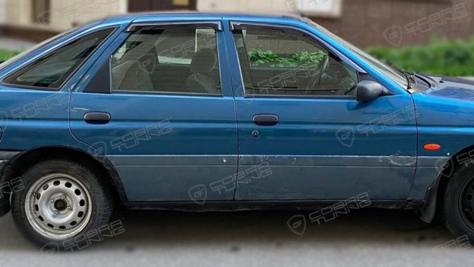Дефлекторы окон (ветровики) Ford Escort VI Hb 5d 1995-1999 (Форд Эскорт) Кобра Тюнинг