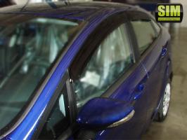 Дефлекторы окон (ветровики) Ford Fiesta SD 2010- (Форд Фиеста) SIM
