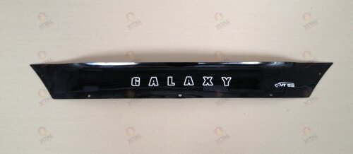 Дефлектор капота (мухобойка) FORD Galaxy (I) с 2000–2006 г.в.(короткая) (Форд Гэлекси) Вип Тюнинг