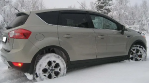 Дефлекторы окон (ветровики) Ford Kuga 2008-2012 (Форд Куга) Кобра Тюнинг