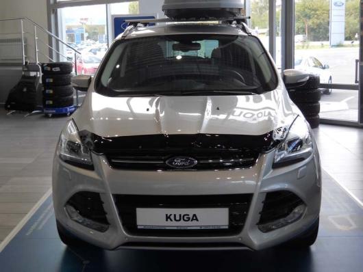 Дефлектор капота (мухобойка) Ford Kuga 2013-2016 (Форд Куга) SIM