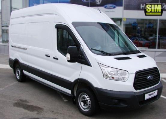 Дефлекторы окон (ветровики) Ford Transit 2014- передние 2шт. (Форд Транзит) SIM