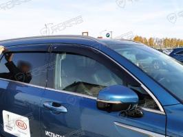 Ветровики Kia Sorento 2020- клеются Кобра Тюнинг