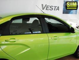 Дефлекторы окон (ветровики) Lada (ВАЗ) Vesta SD 2015- (Лада Веста) SIM