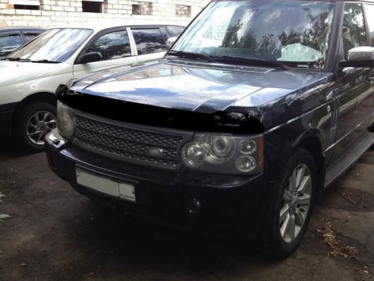 Дефлектор капота (мухобойка) Land Rover Range Rover 2002-2012 (Лэнд Ровер Рэндж Ровер) SIM