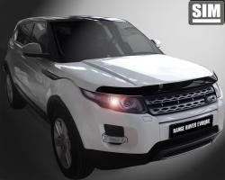 Дефлектор капота (мухобойка) Land Rover Range Rover Evoque 2011- (Лэнд Ровер Рэндж Ровер Эвог) SIM