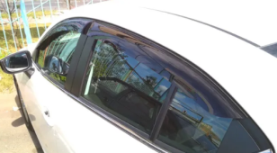 Дефлекторы окон (ветровики) Mazda 3 III Sd/Hb 2013 (Мазда 3) Кобра Тюнинг