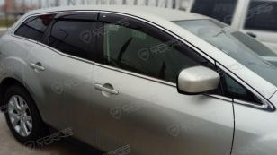 Дефлекторы окон (ветровики) Mazda CX7 2006-2012"EuroStandard" (Мазда СХ7) Кобра Тюнинг