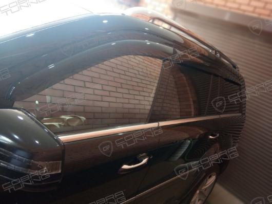 Дефлекторы окон (ветровики) Mercedes Benz GL-klasse (X164) 2006-2012"EuroStandard" Кобра Тюнинг